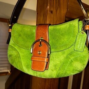 Coach Signature Soho Handbag with dust bag